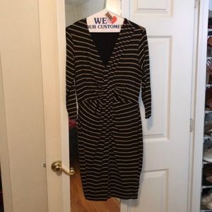 Anthropologie Bailey 44 striped jersey dress Med